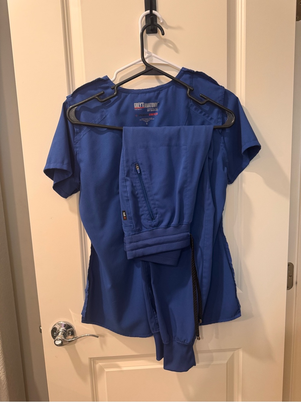 Grey's Anatomy Royal Blue Scrub Top & Jogger Pants